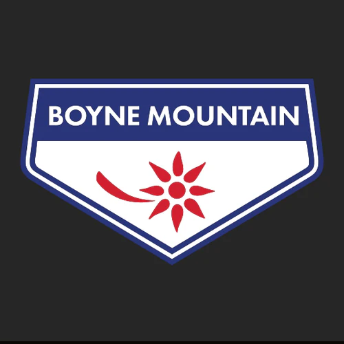 Boyne Mountain Adult Long Sleeve Full Color Chest Logo Black - Image 2