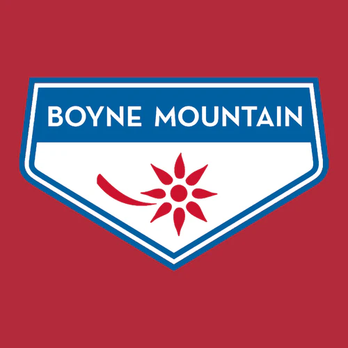 Boyne Mountain Adult Long Sleeve Full Color Chest and Back Logo Red - Image 5