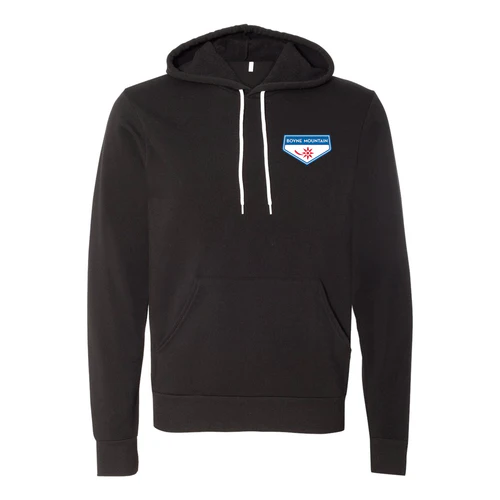Boyne Mountain Adult Hoodie Full Color Chest and Back Logo Black - Image 2