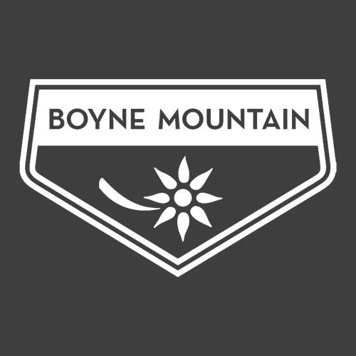 Boyne Mountain Adult Long Sleeve White Chest and Back Logo Heavy Metal - Image 3