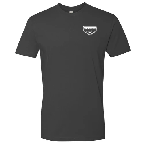 Boyne Mountain Adult T-Shirt White Chest and Back Logo Heavy Metal - Image 2