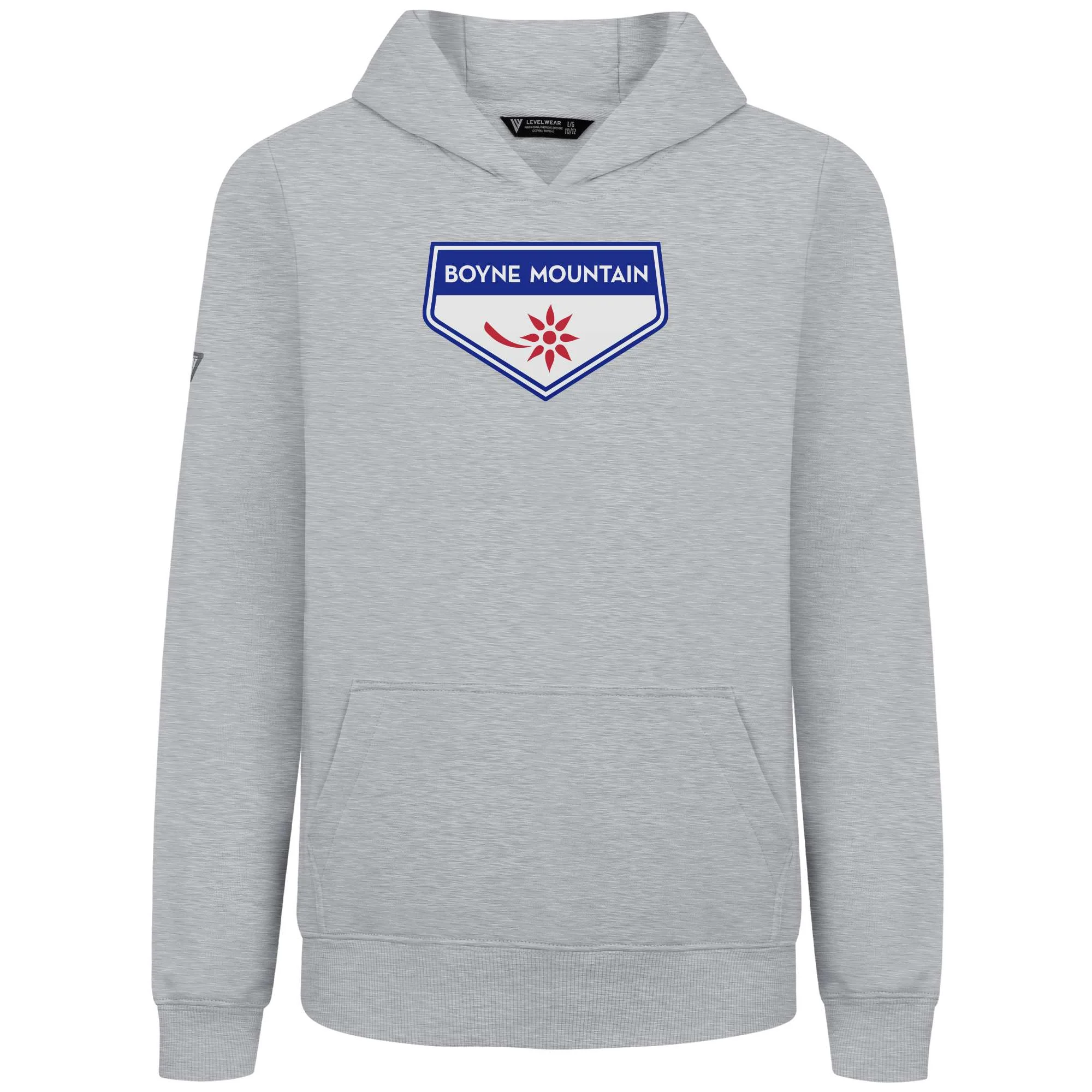 Boyne Mountain Kid's Hoody Full Color Chest Logo - Image 2
