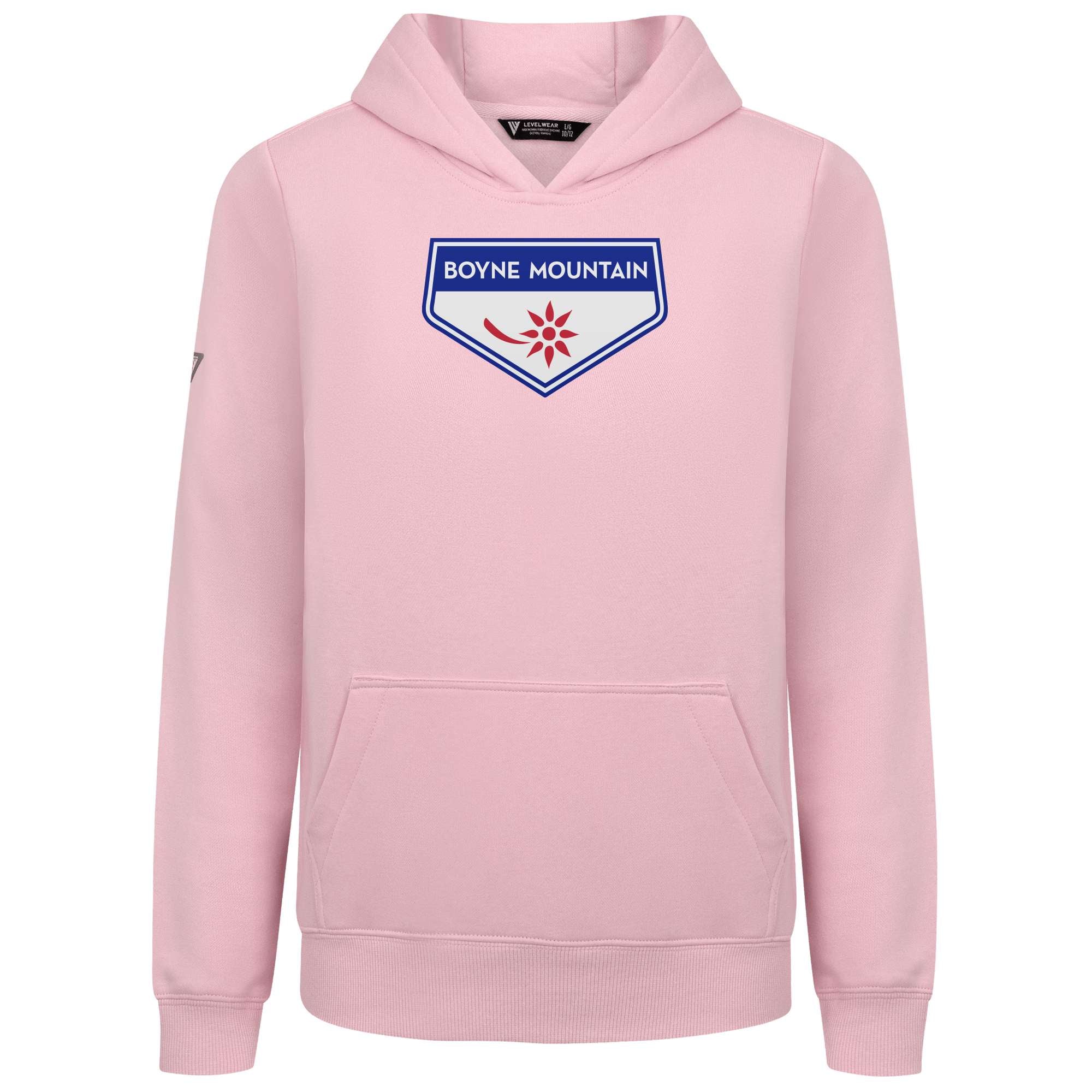 Boyne Mountain Kid's Hoody Full Color Chest Logo - Image 3