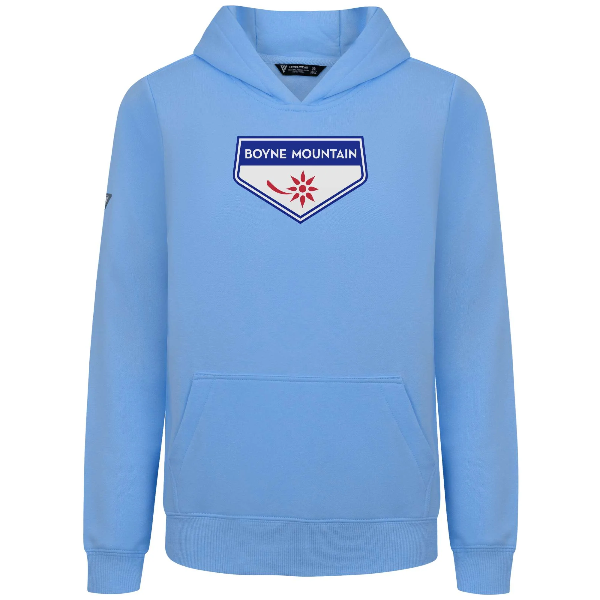 Boyne Mountain Kid's Hoody Full Color Chest Logo - Image 4