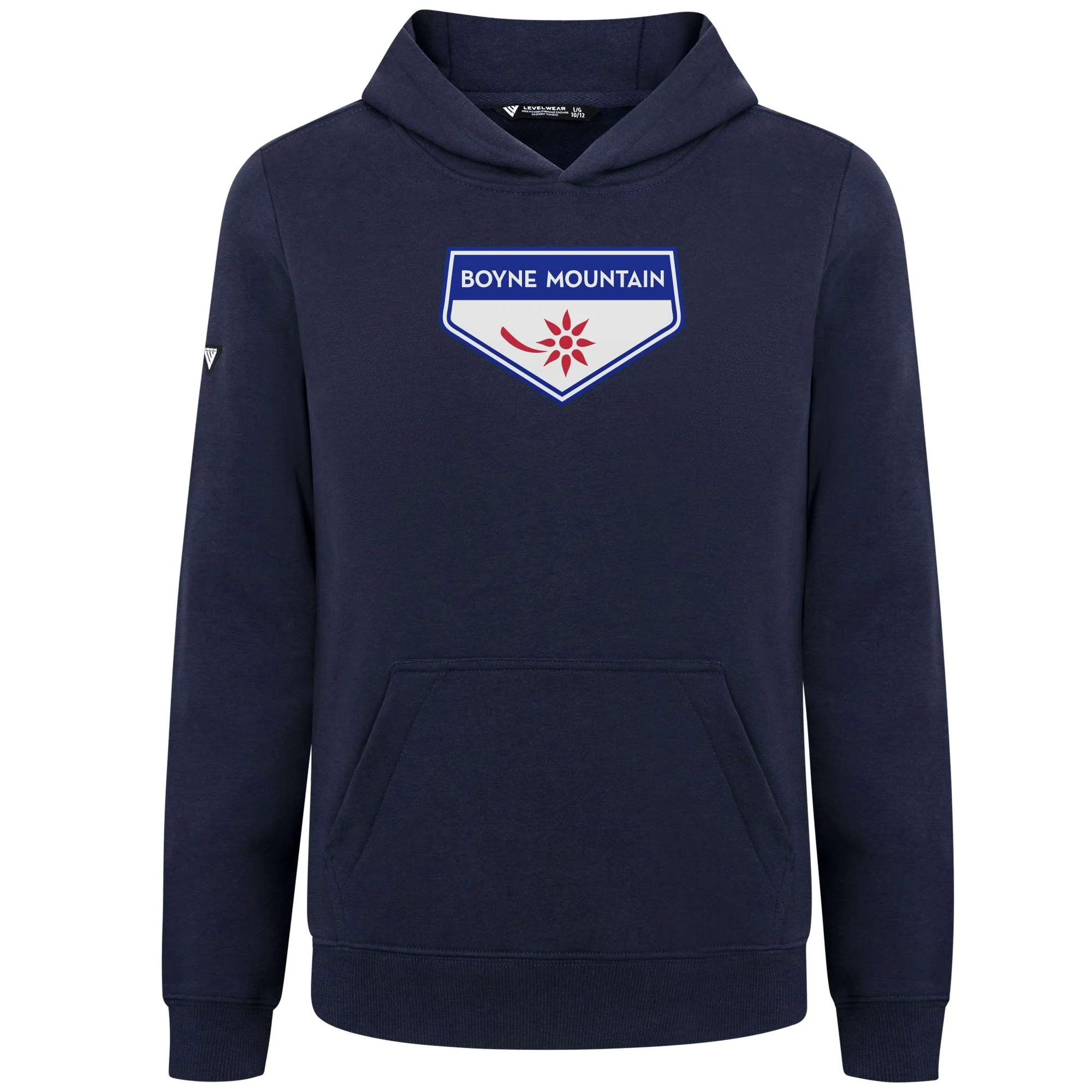 Boyne Mountain Kid's Hoody Full Color Chest Logo - Image 5