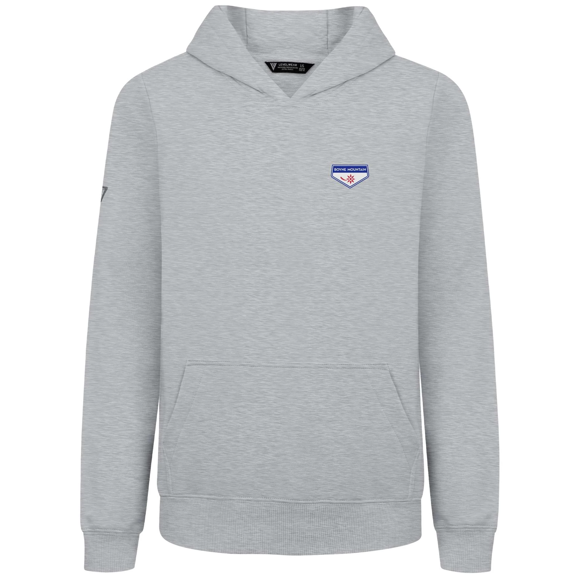 Boyne Mountain Kid's Hoody Full Color Small Chest Logo - Image 4