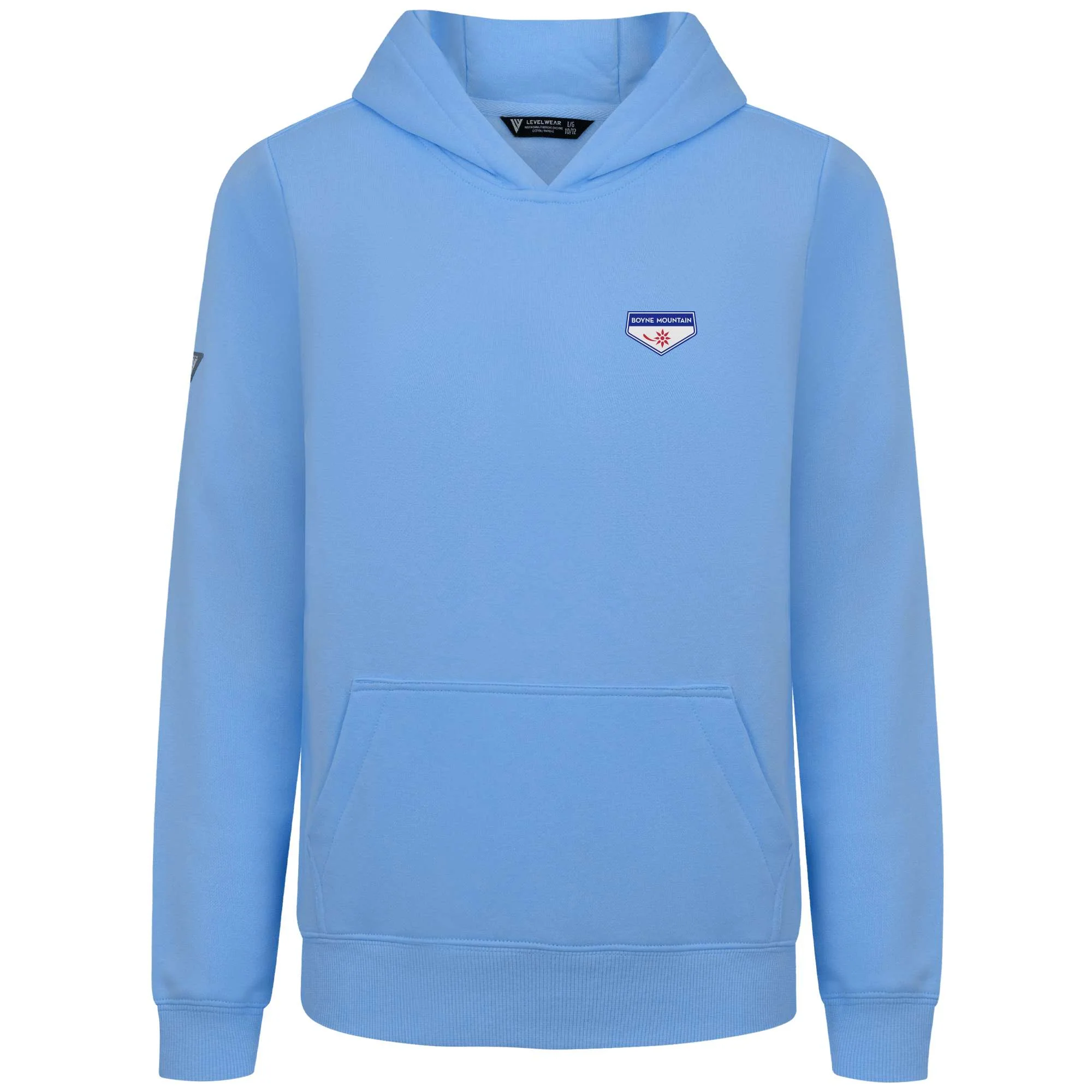 Boyne Mountain Kid's Hoody Full Color Small Chest Logo - Image 5