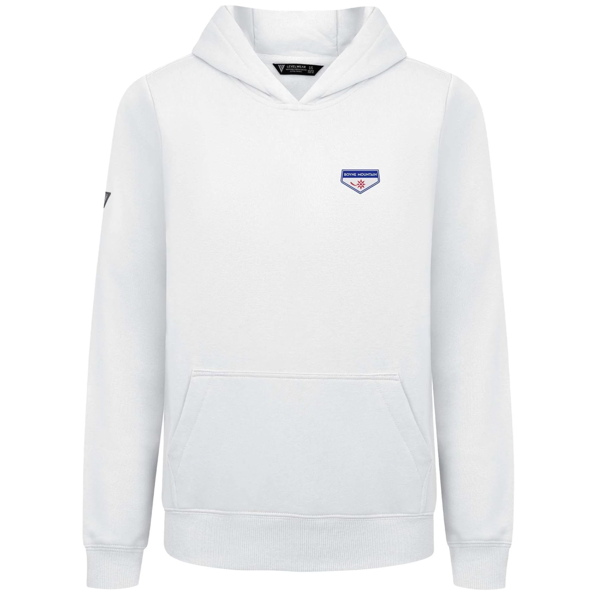 Boyne Mountain Kid's Hoody Full Color Small Chest Logo - Image 7