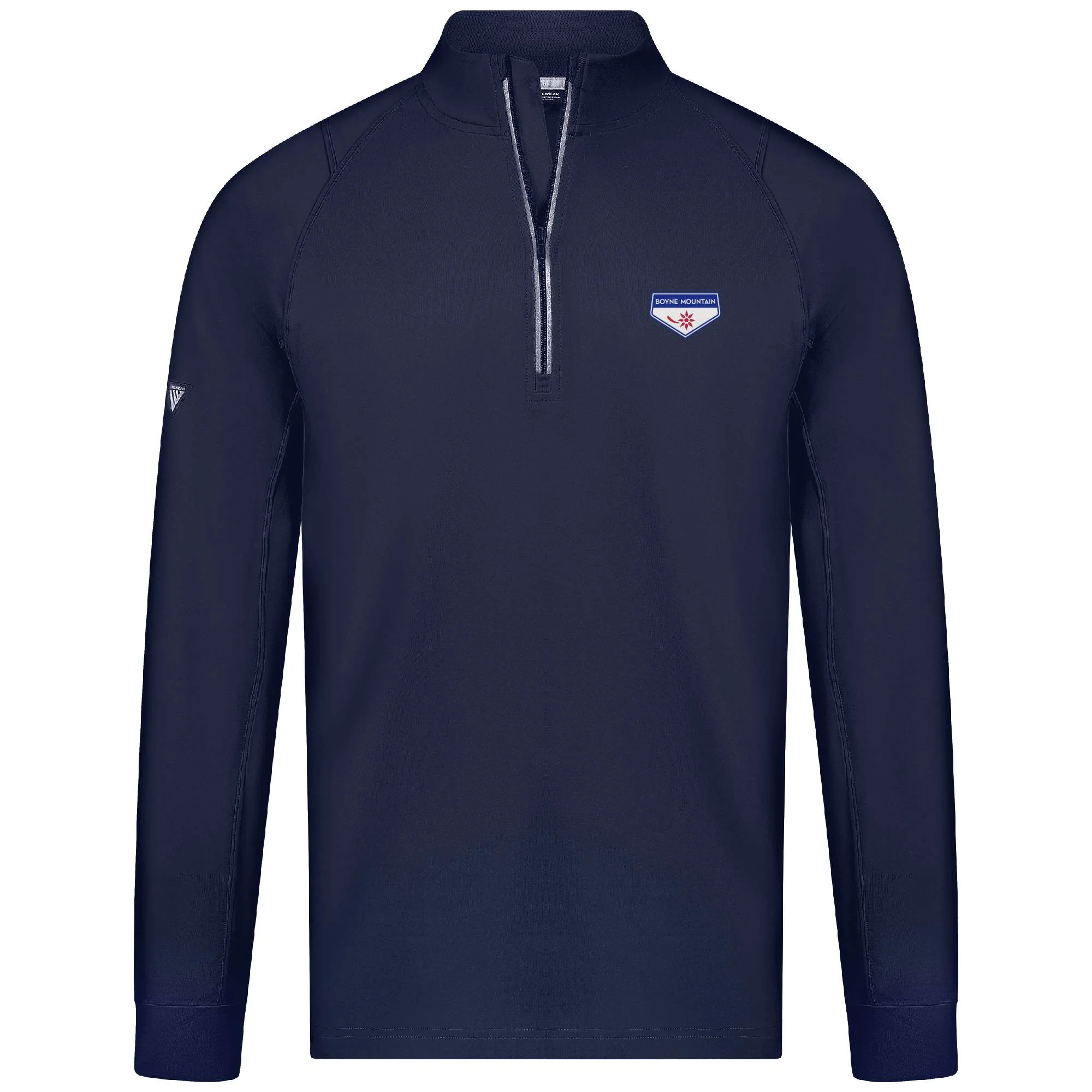 Boyne Mountain Men's Lightweight 1/4 Zip Full Color Small Chest Logo - Image 3