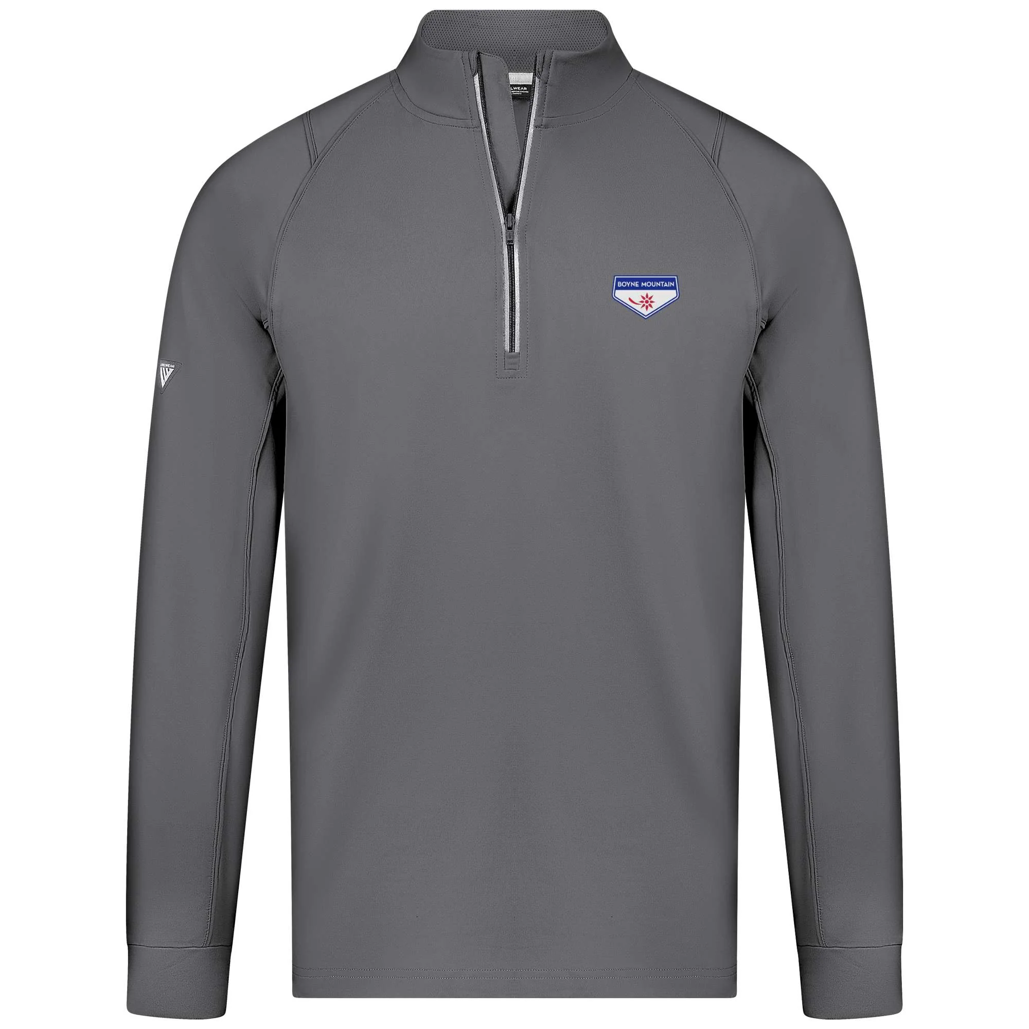 Boyne Mountain Men's Lightweight 1/4 Zip Full Color Small Chest Logo - Image 4