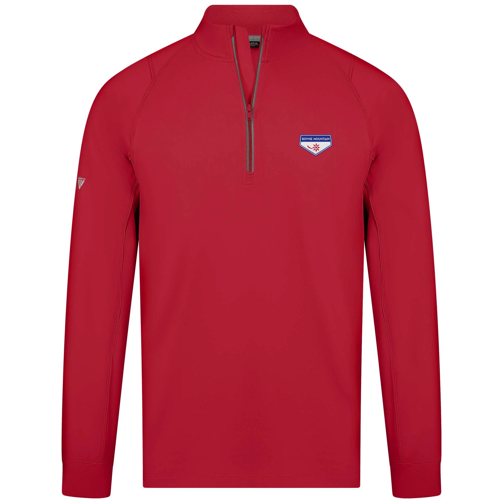 Boyne Mountain Men's Lightweight 1/4 Zip Full Color Small Chest Logo - Image 5