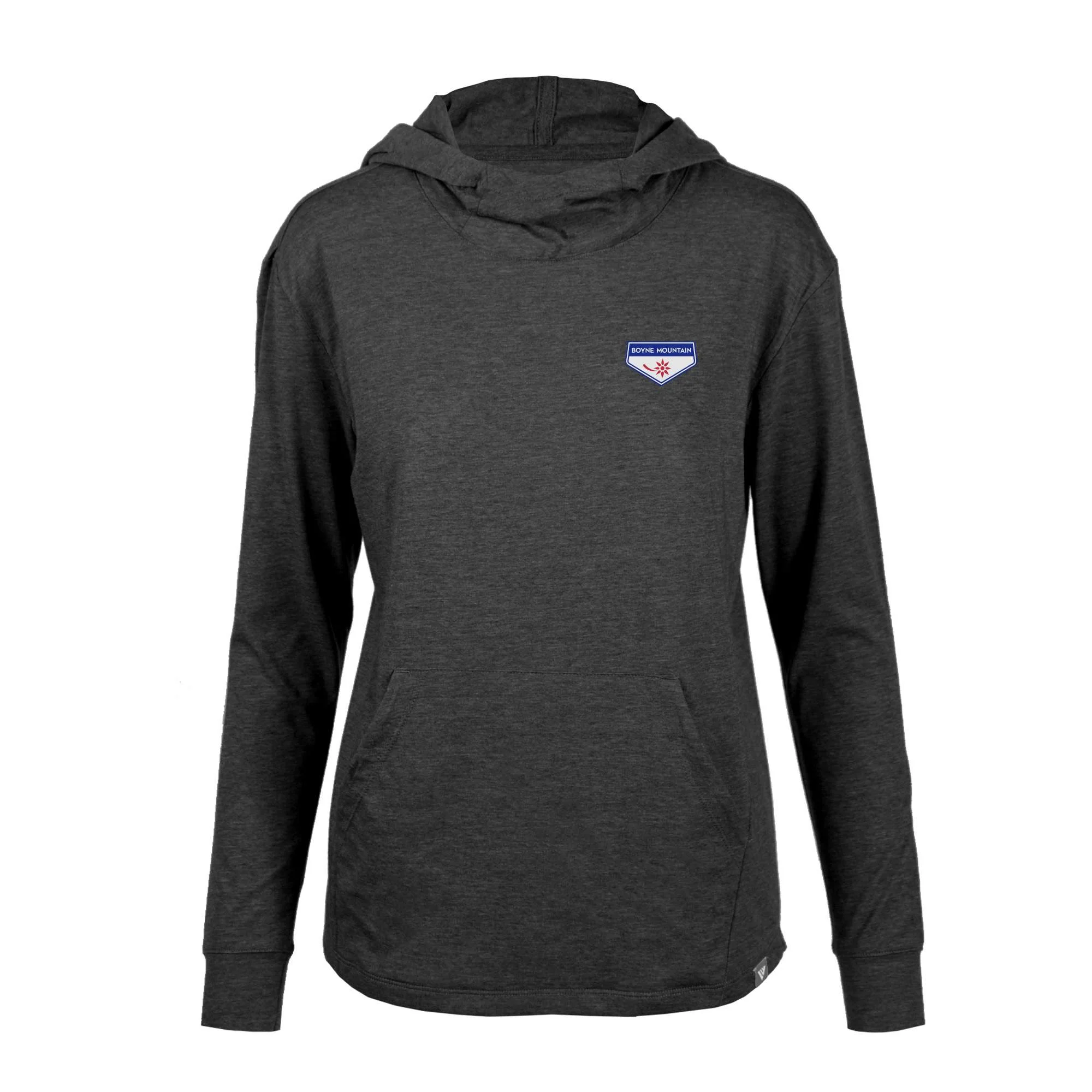 Boyne Mountain Women's Lightweight Tech Hoody Full Color Small Chest Logo - Image 4