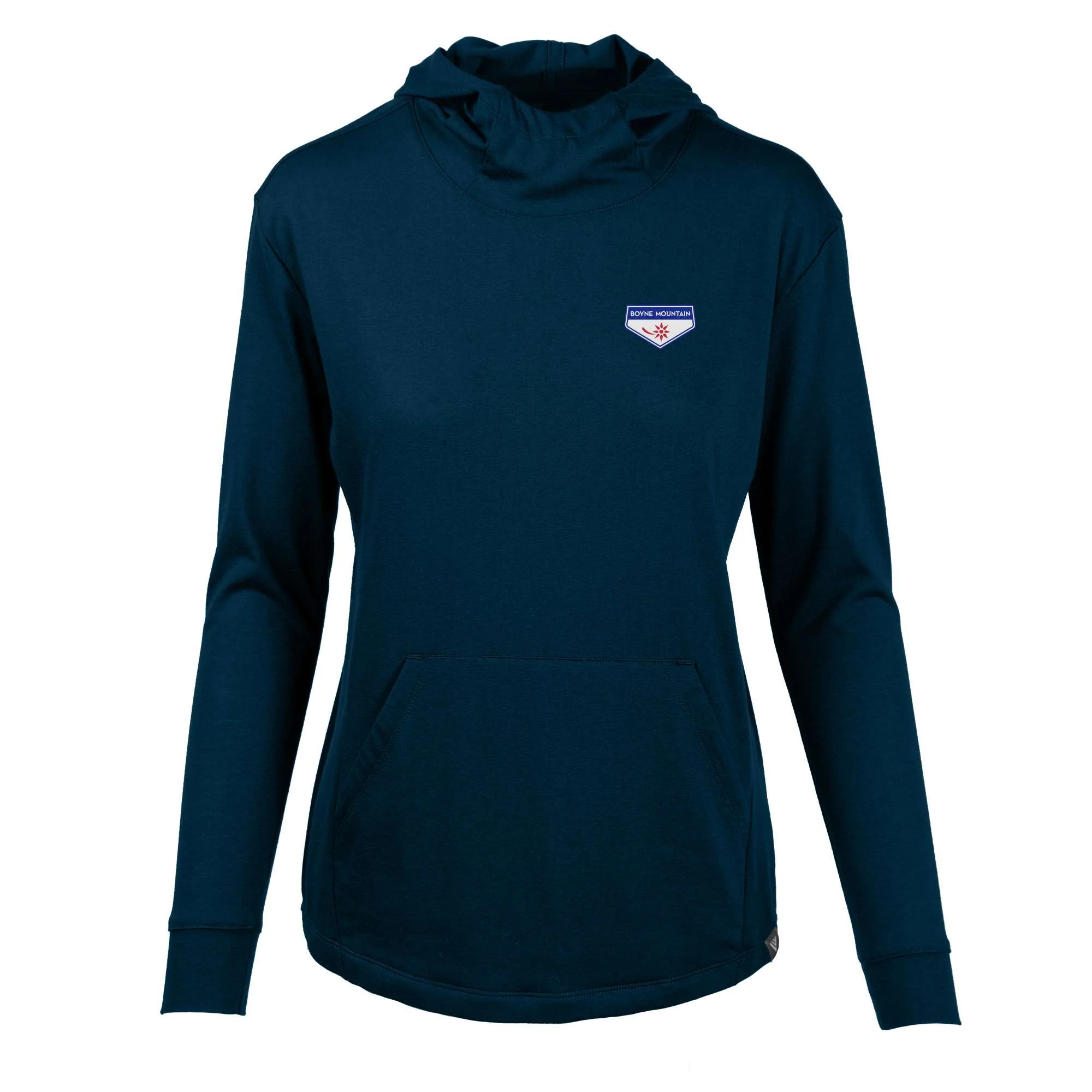Boyne Mountain Women's Lightweight Tech Hoody Full Color Small Chest Logo - Image 6
