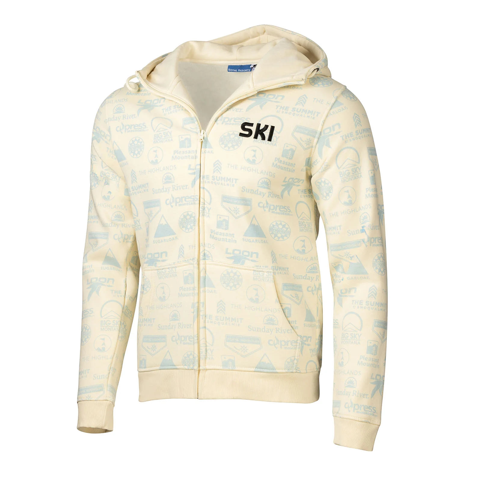 Boyne Resorts Men's Zip Hood