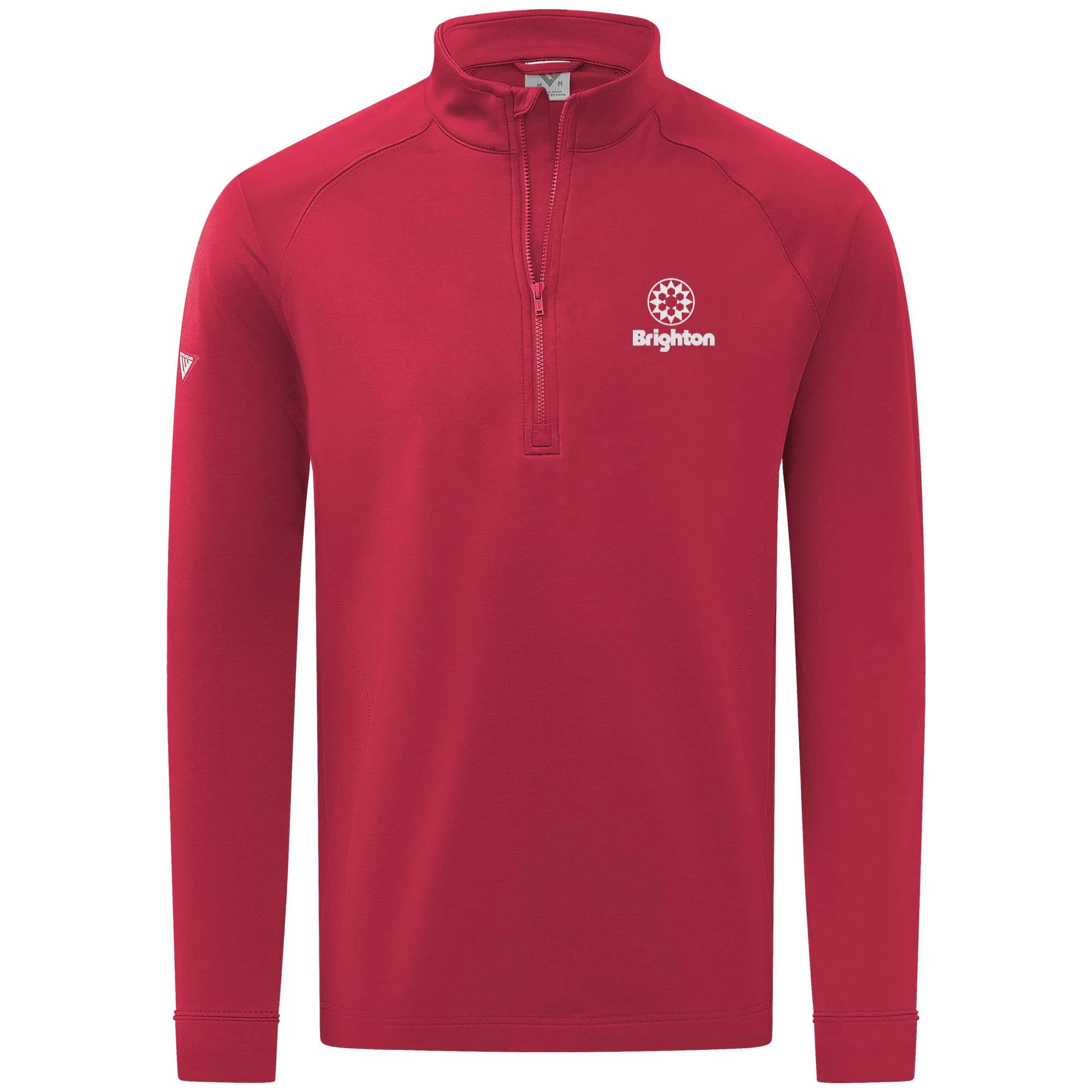 Brighton Men's Midweight 1/4 Zip Full Color Small Chest Logo - Image 4
