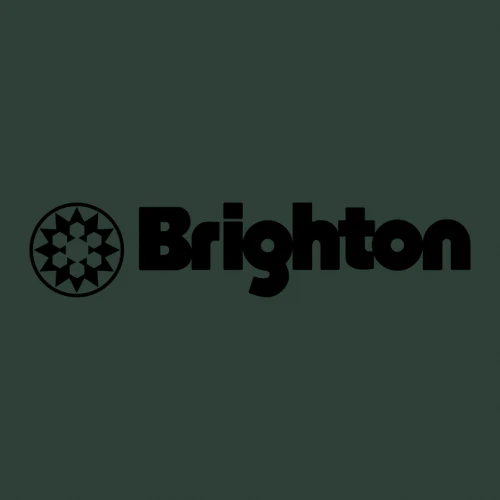 Brighton Adult T-Shirt Black Chest Logo Forest - Image 2