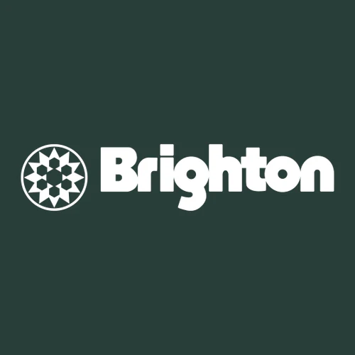 Brighton Adult Hoodie White Chest Logo Forest - Image 2