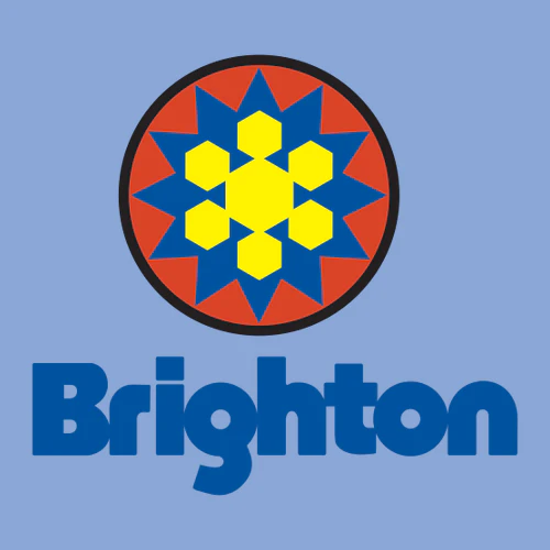 Brighton Adult Long Sleeve Full Color Chest and Back Logo Carolina Blue - Image 3