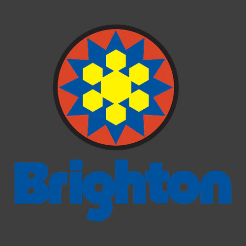 Brighton Adult Long Sleeve Full Color Chest and Back Logo Heavy Metal - Image 3