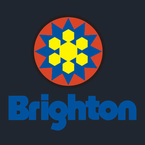 Brighton Adult Long Sleeve Full Color Chest and Back Logo Midnight Navy - Image 3