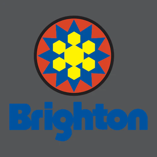 Brighton Adult Hoodie Full Color Chest and Back Logo Asphalt - Image 3