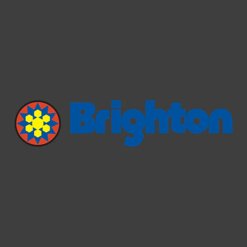 Brighton Adult T-Shirt Full Color Chest and Back Logo Heavy Metal - Image 5