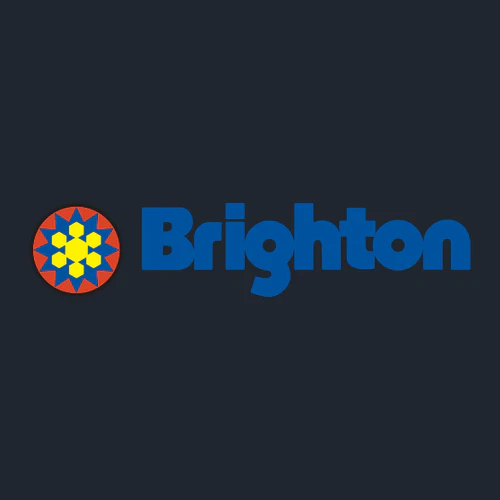 Brighton Adult T-Shirt Full Color Chest and Back Logo Midnight Navy - Image 5