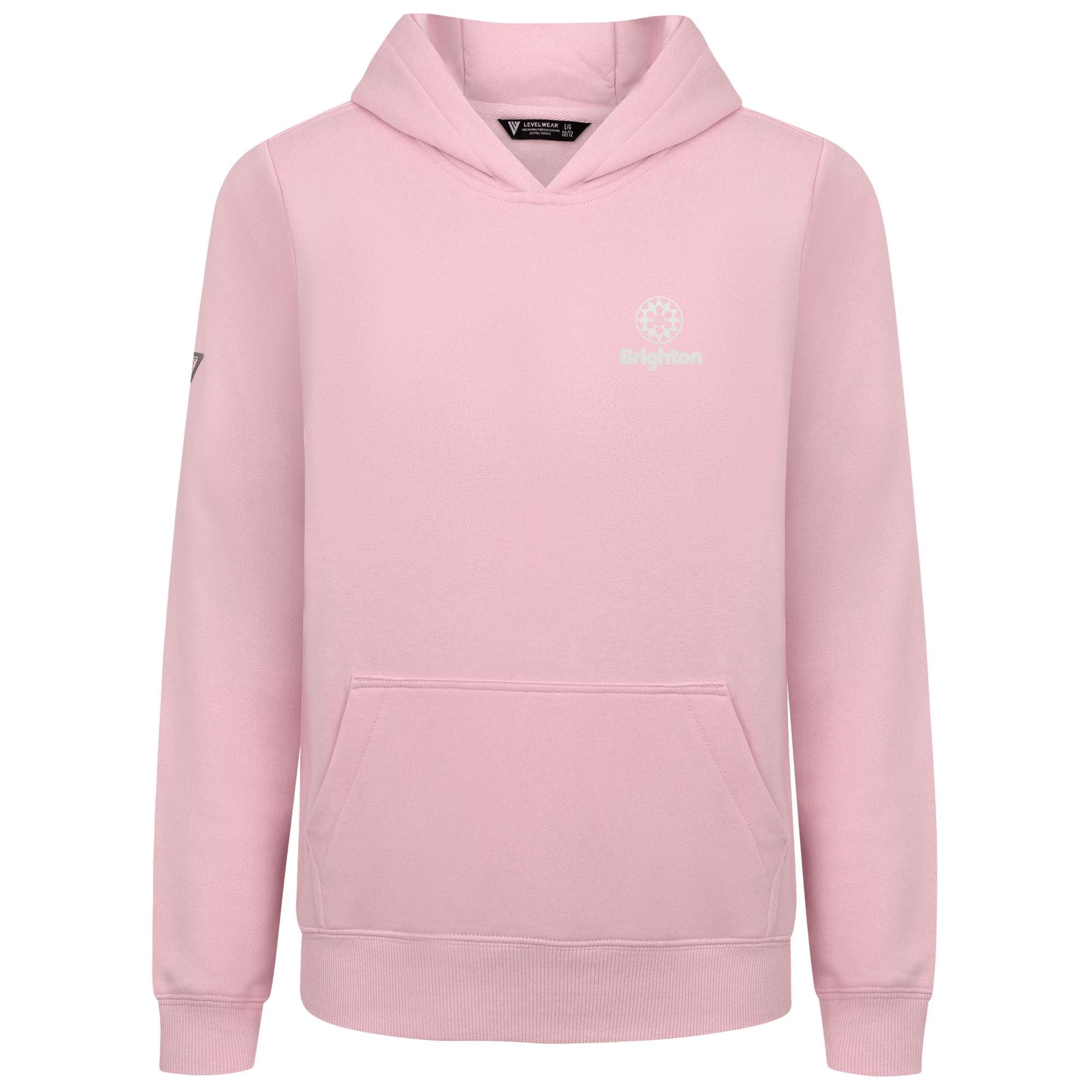 Brighton Kid's Hoody White Small Chest Logo - Image 3