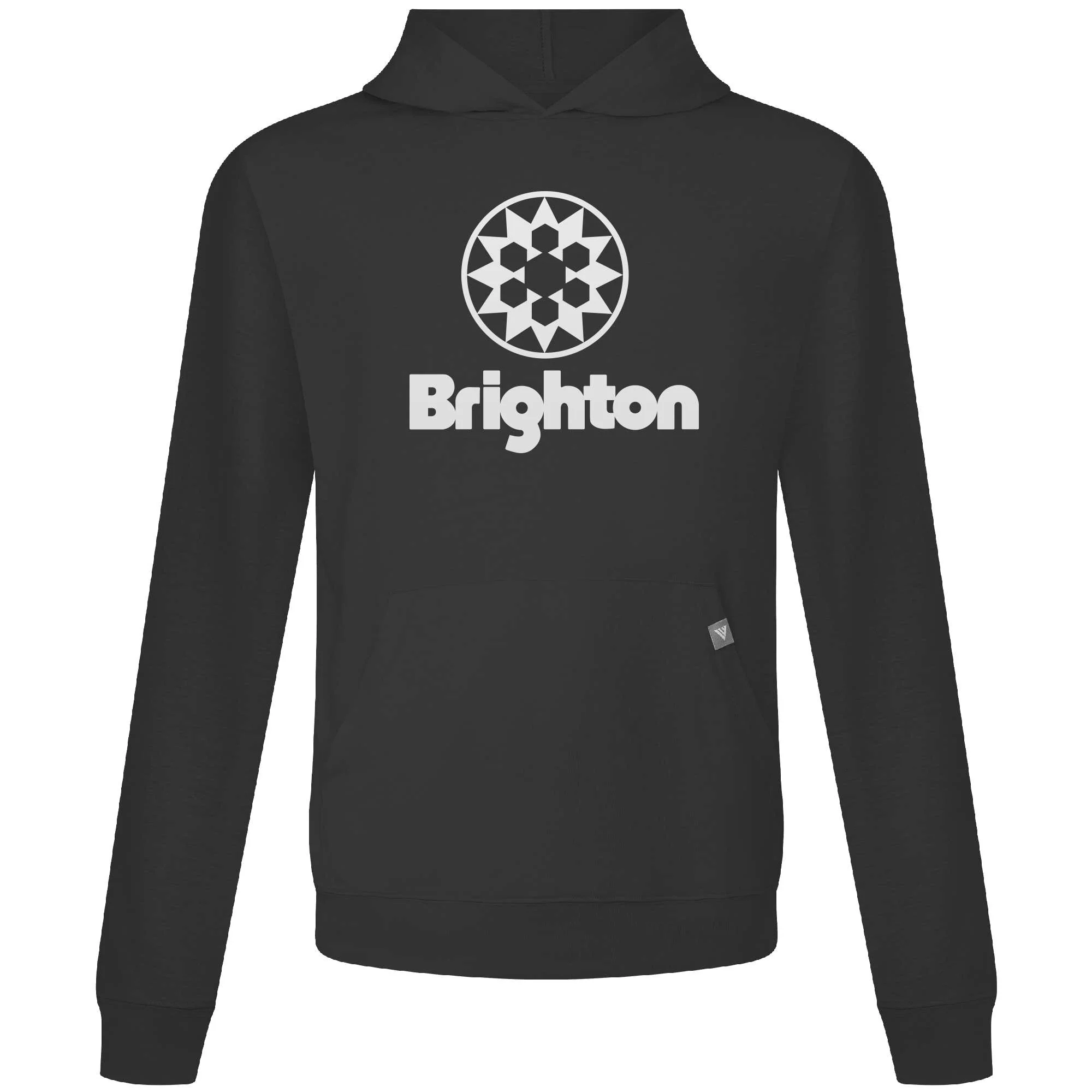 Brighton Men's Lightweight Tech Hoody White Chest Logo - Image 2