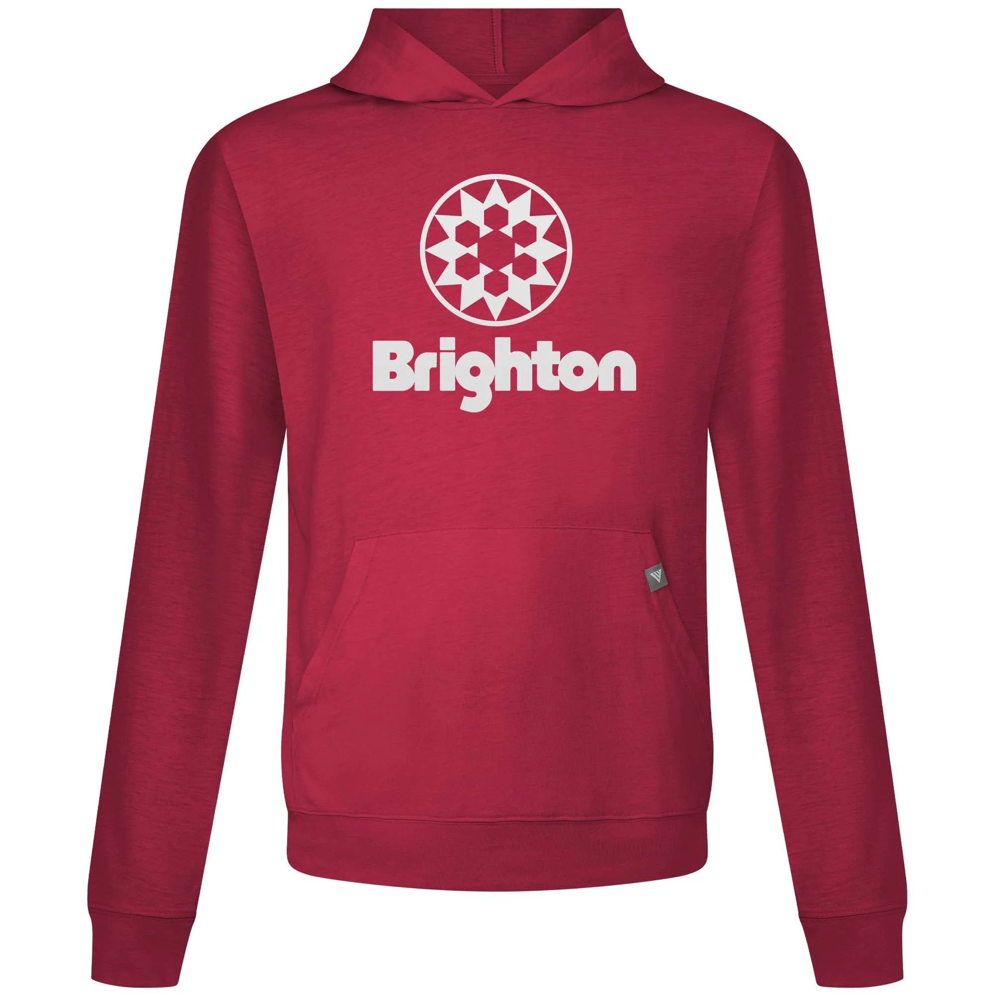 Brighton Men's Lightweight Tech Hoody White Chest Logo - Image 3