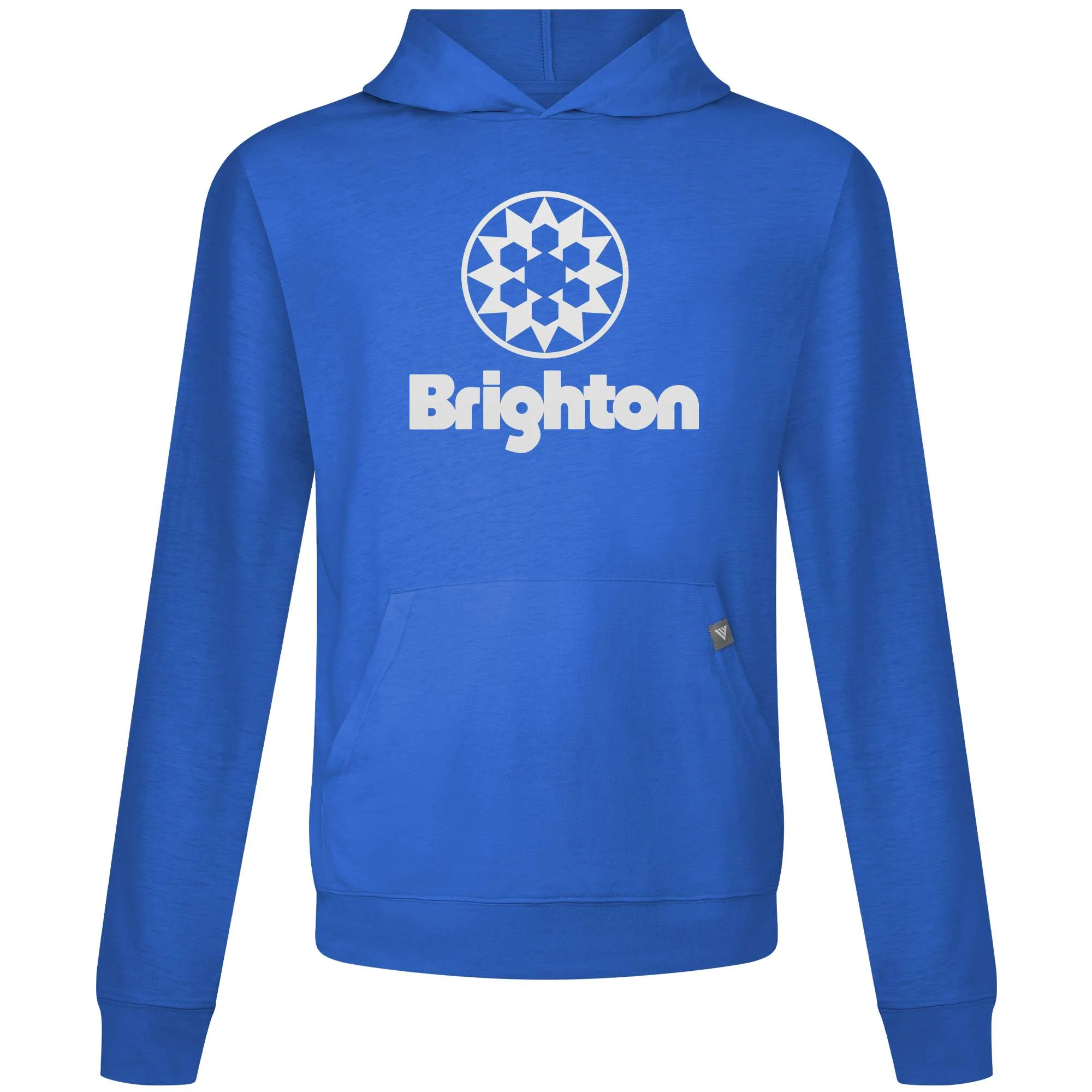Brighton Men's Lightweight Tech Hoody White Chest Logo - Image 6