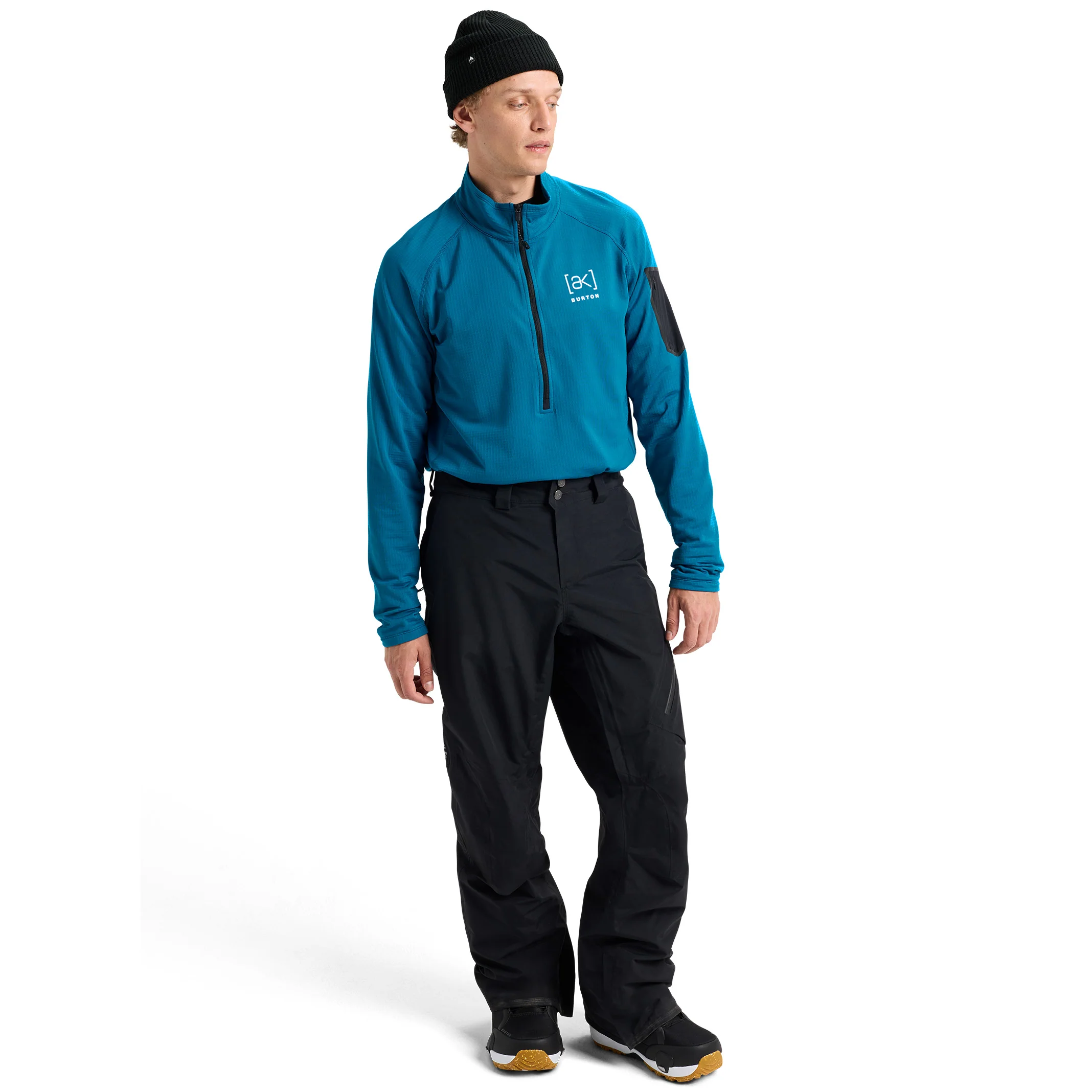 Burton's Men's Short [ak] Cyclic GORE-TEX Bib Pants - Image 4