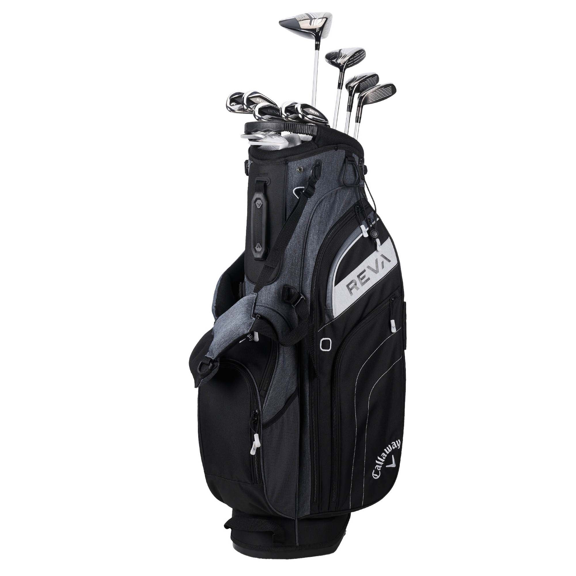 Callaway Women's REVA Black 11-Piece Complete Set with Stand Bag