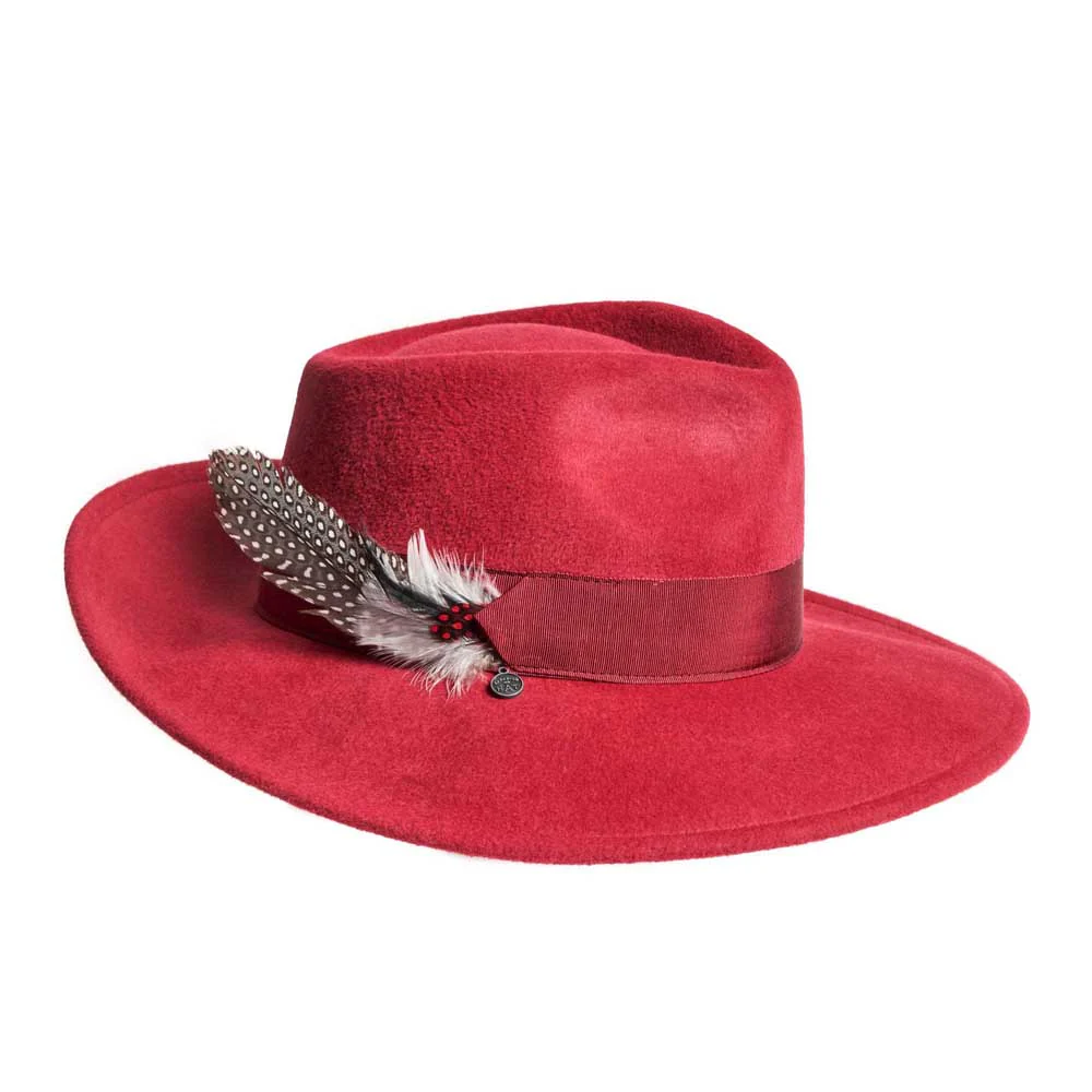 Canadian Hat Fedina Fedora with Feather 2026