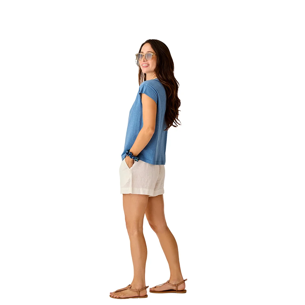 Carve Designs Women's Hellie Linen Shorts - Image 2