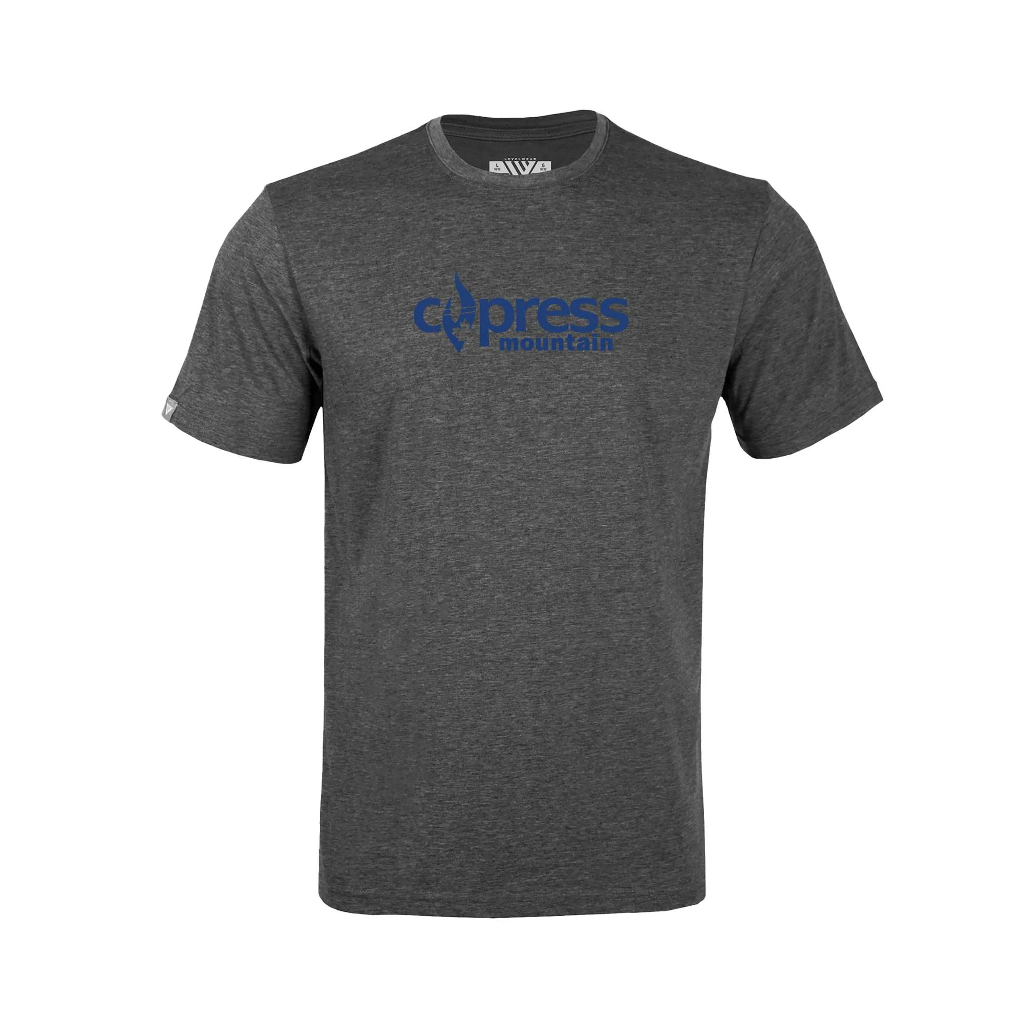 Cypress Kid's Classic T-Shirt Blue Chest Logo