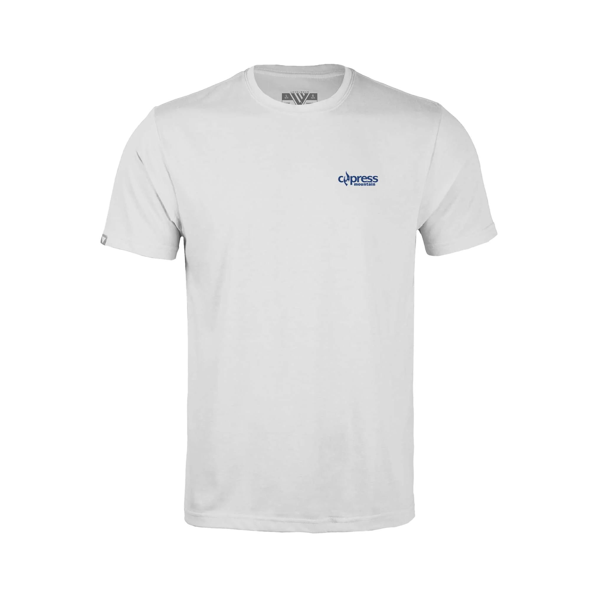 Cypress Kid's Classic T-Shirt Blue Small Chest Logo - Image 3
