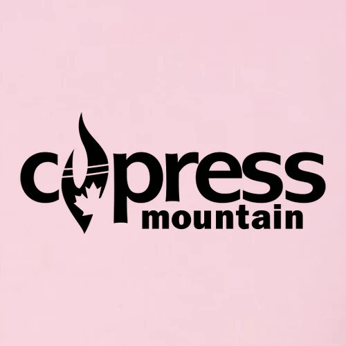 Cypress Adult Crewneck Black Chest Logo Pink - Image 2