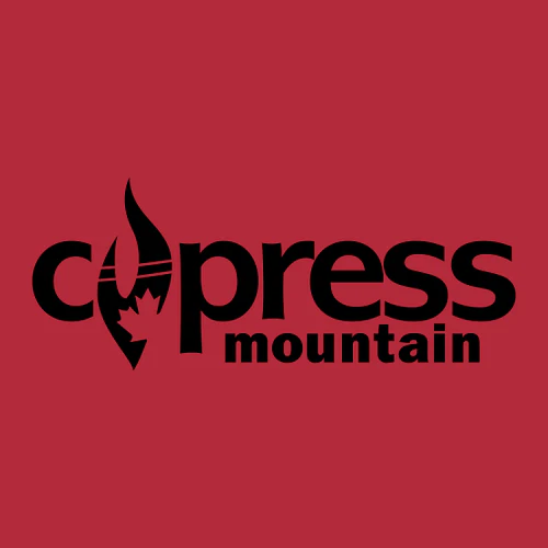 Cypress Adult Hoodie Black Chest Logo Red - Image 2