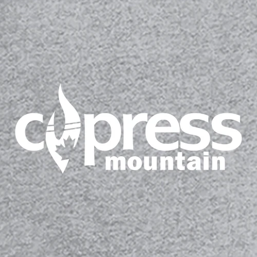 Cypress Adult Long Sleeve White Chest Logo Heather Grey - Image 2