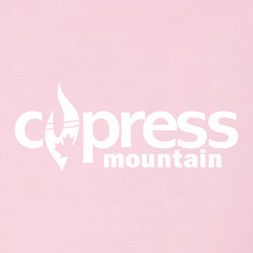Cypress Adult Hoodie White Chest and Back Logo Pink - Image 5