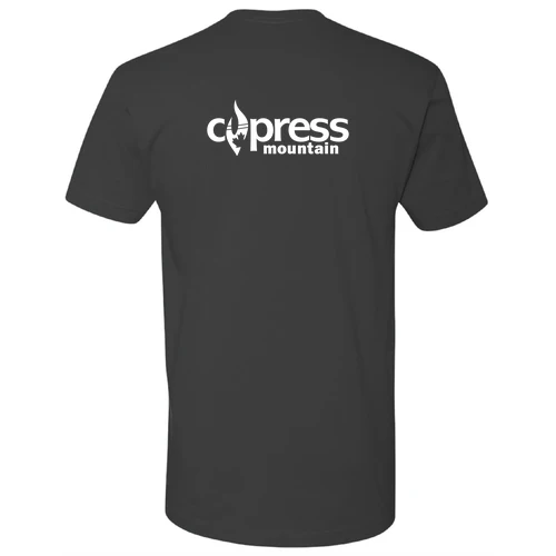 Cypress Adult T-Shirt White Chest and Back Logo Heavy Metal - Image 4