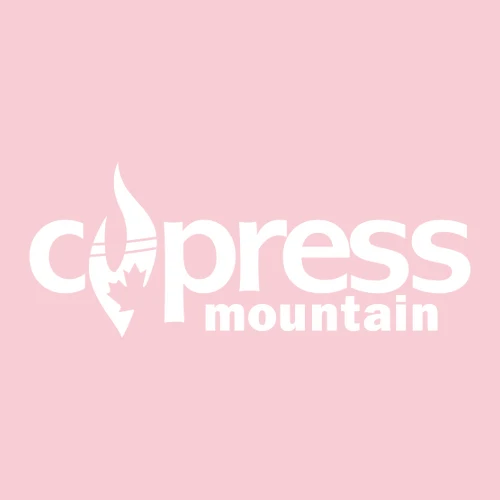 Cypress Adult T-Shirt White Chest and Back Logo Pink - Image 5