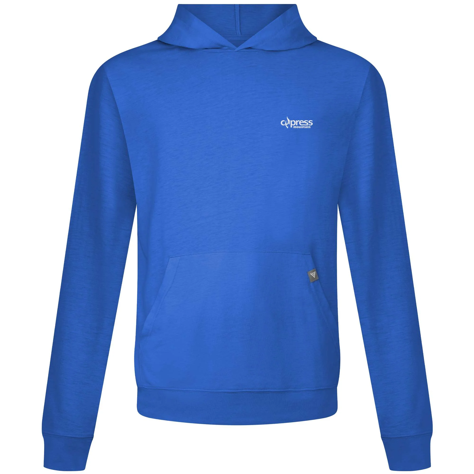 Cypress Men's Lightweight Tech Hoody White Small Chest Logo