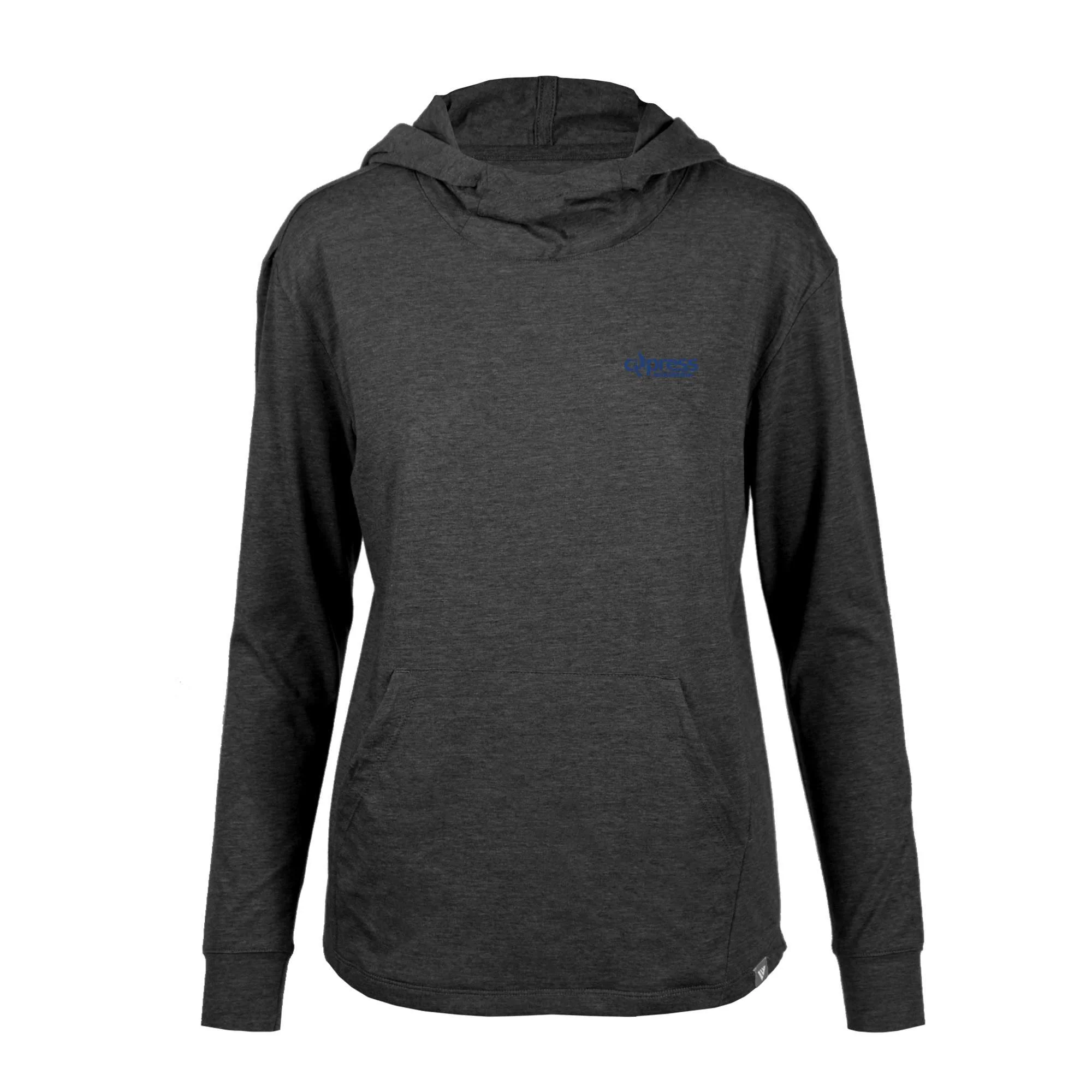 Cypress Women's Lightweight Tech Hoody Blue Small Chest Logo
