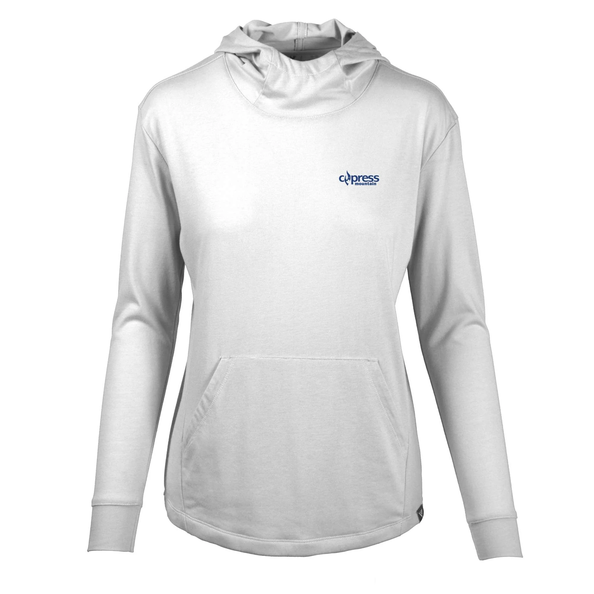 Cypress Women's Lightweight Tech Hoody Blue Small Chest Logo - Image 3