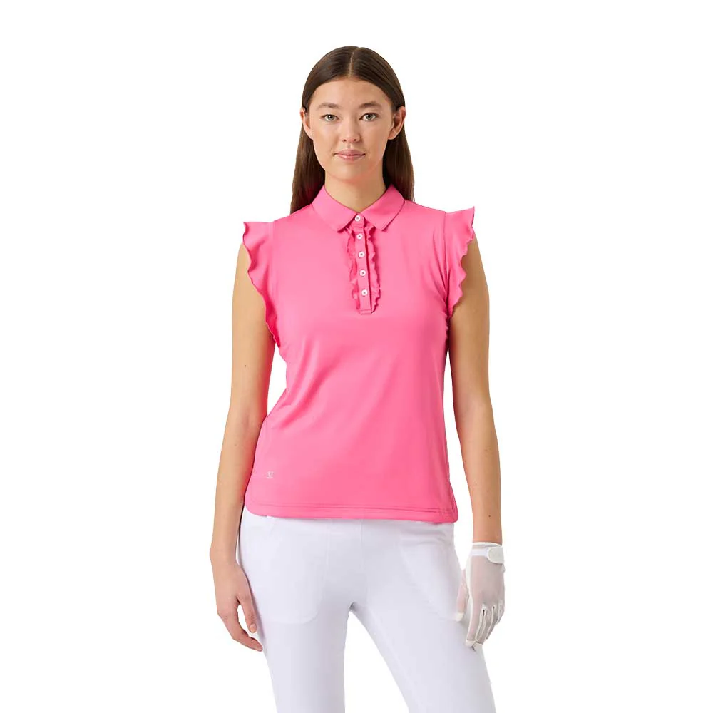 Daily Sports Women's Frill Sleeveless Polo Shirt 2026