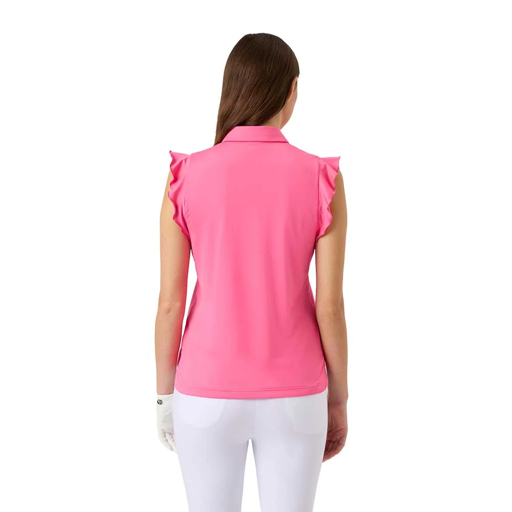 Daily Sports Women's Frill Sleeveless Polo Shirt 2026 - Image 2
