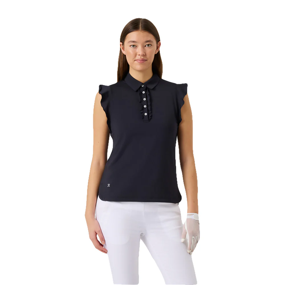 Daily Sports Women's Frill Sleeveless Polo Shirt 2026 - Image 3