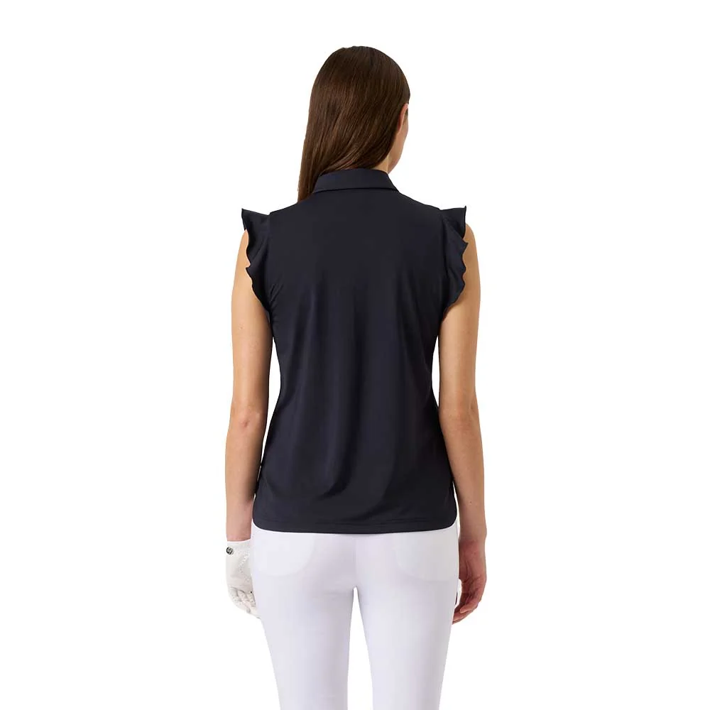 Daily Sports Women's Frill Sleeveless Polo Shirt 2026 - Image 4
